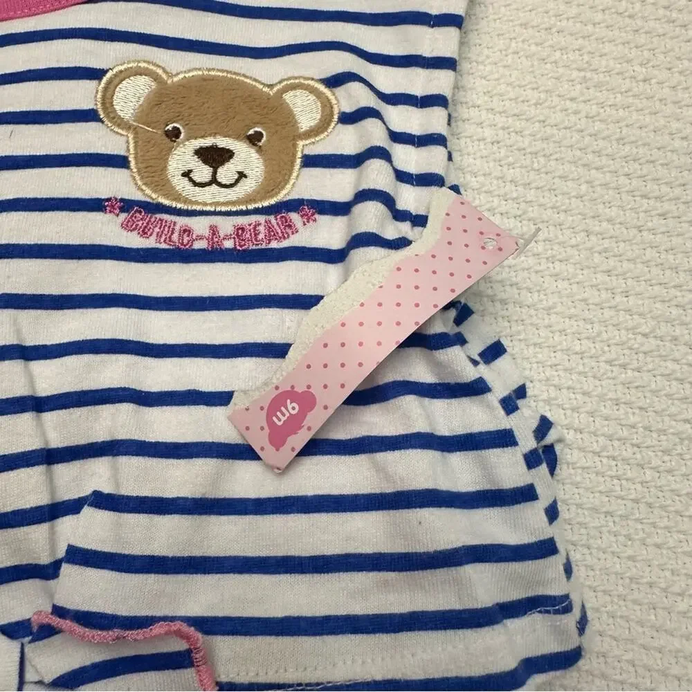 NWT build a bear two piece size 9 months